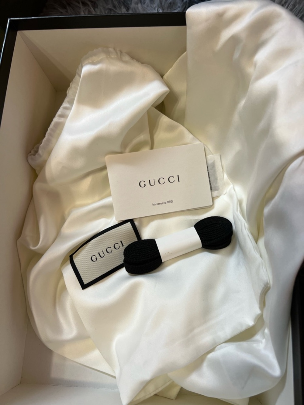 Gucci Black High-Top Lace-Up Sneakers - Picture 4 of 6